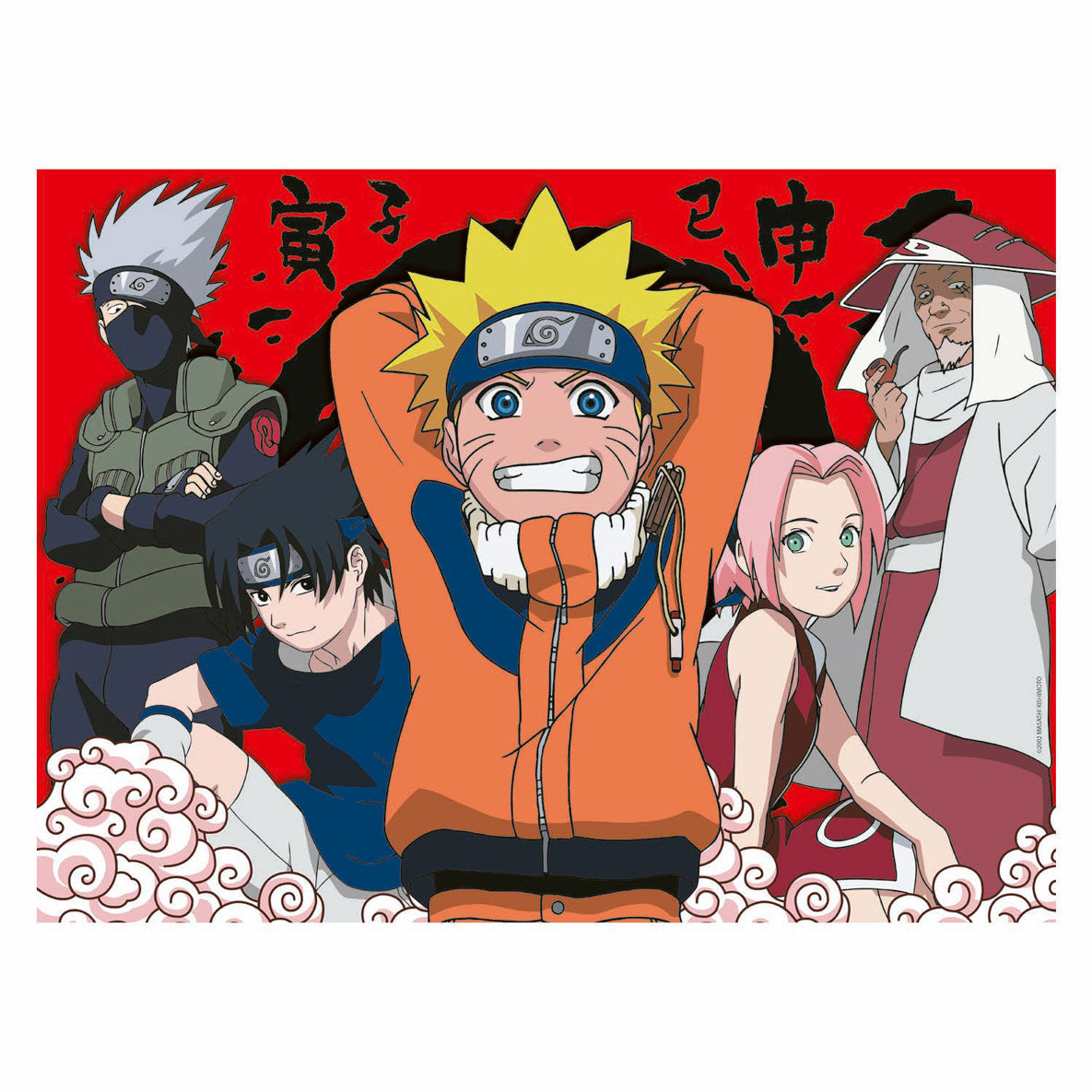 Ravensburger puslespil adventures of naruto - puslespil - 300 xl brikker
