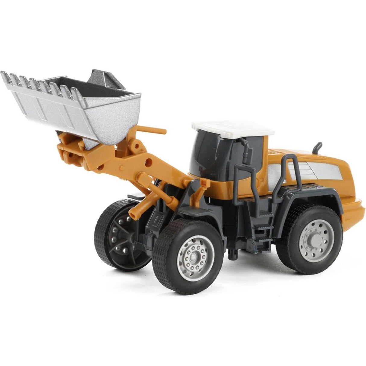 Toi-toys bulldozer metal junior 1:55 stål gul grå