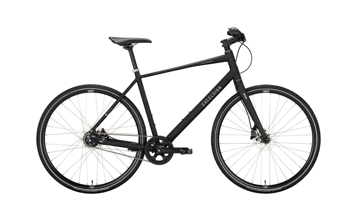 Excelsior urbanrad trigger (#1) cykel excels.trigger 28 58 diam. 8sp sort mat