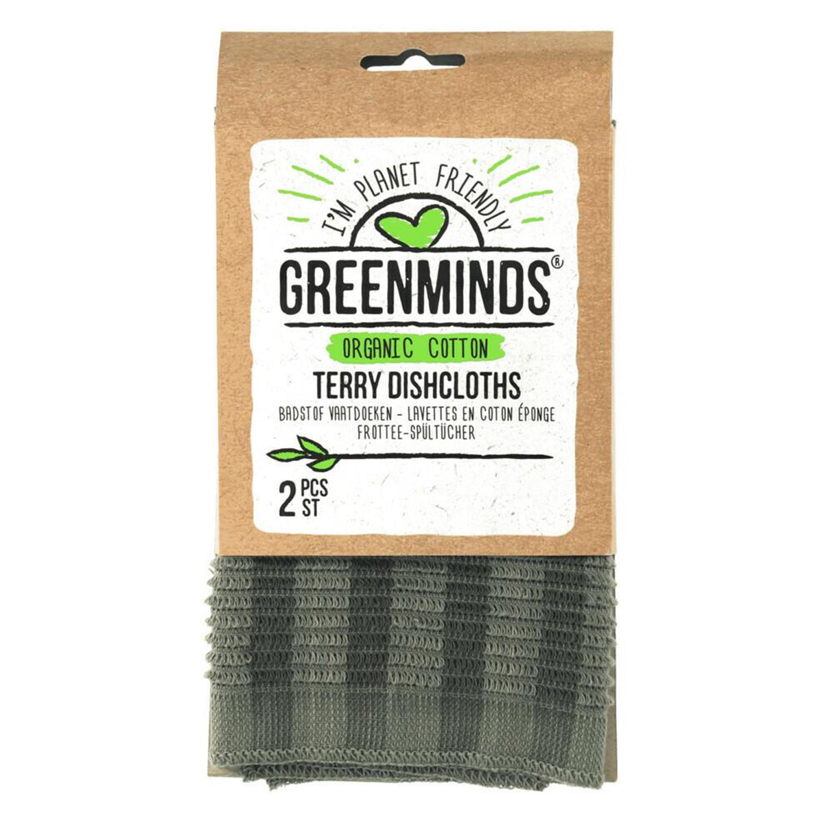 Greenminds frotté karklude 2 stk