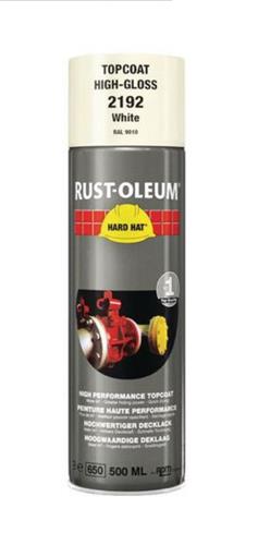 Rust-oleum spraydåse hvid ral9010 500ml