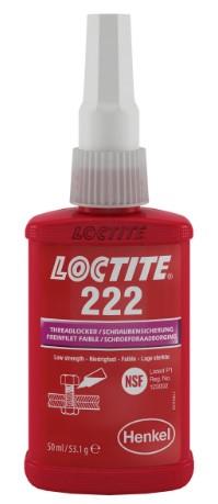 Loctite låsemiddel 222 50ml (lav)