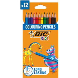 Bic farveblyanter ecolutions evolution syntetisk harpiks genanvendt assorteret 12 stk.