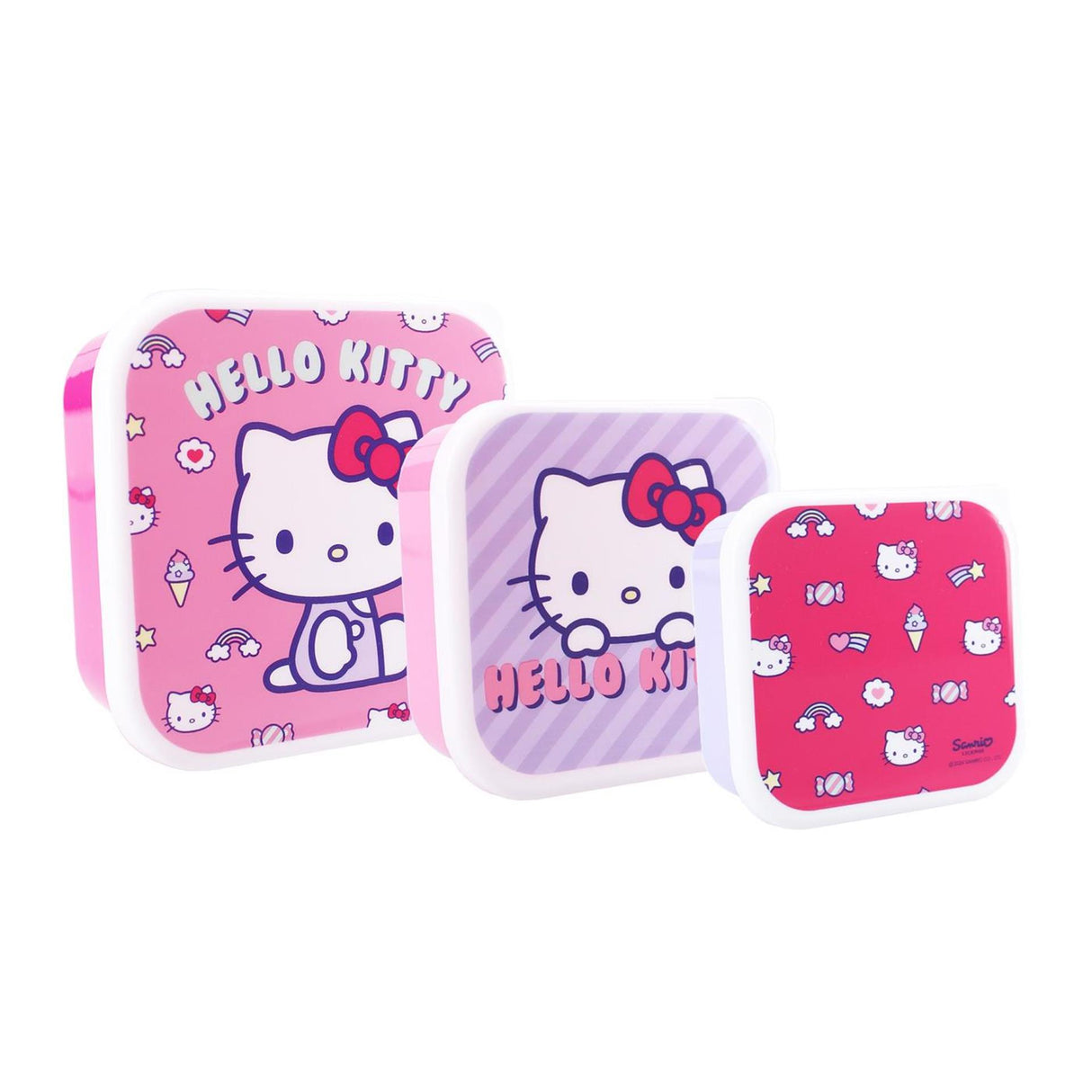 Vadobag snack æske sæt hello kitty 3-delt