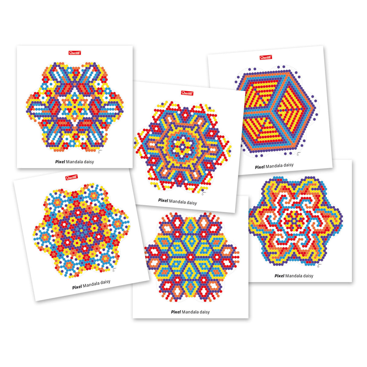 Quercetti Pixel Art Mandala, 1200 stifter