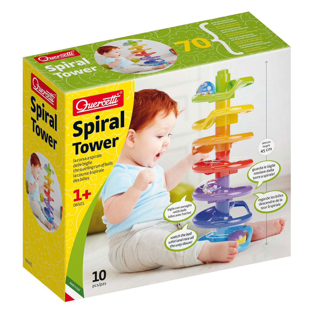 Quercetti marmorbane spiral junior 10-delt