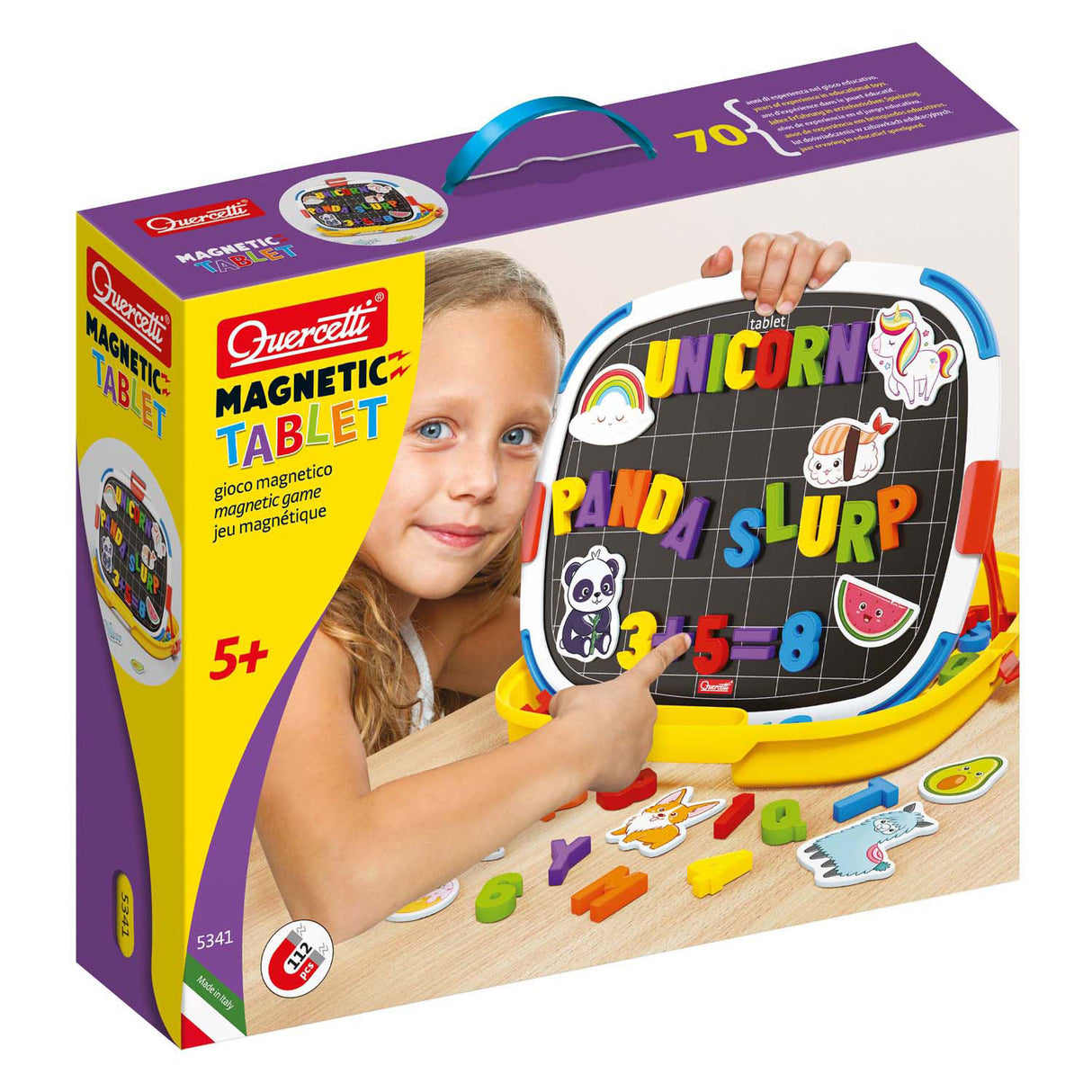 Quercetti magnet tablet bogstaver og tal