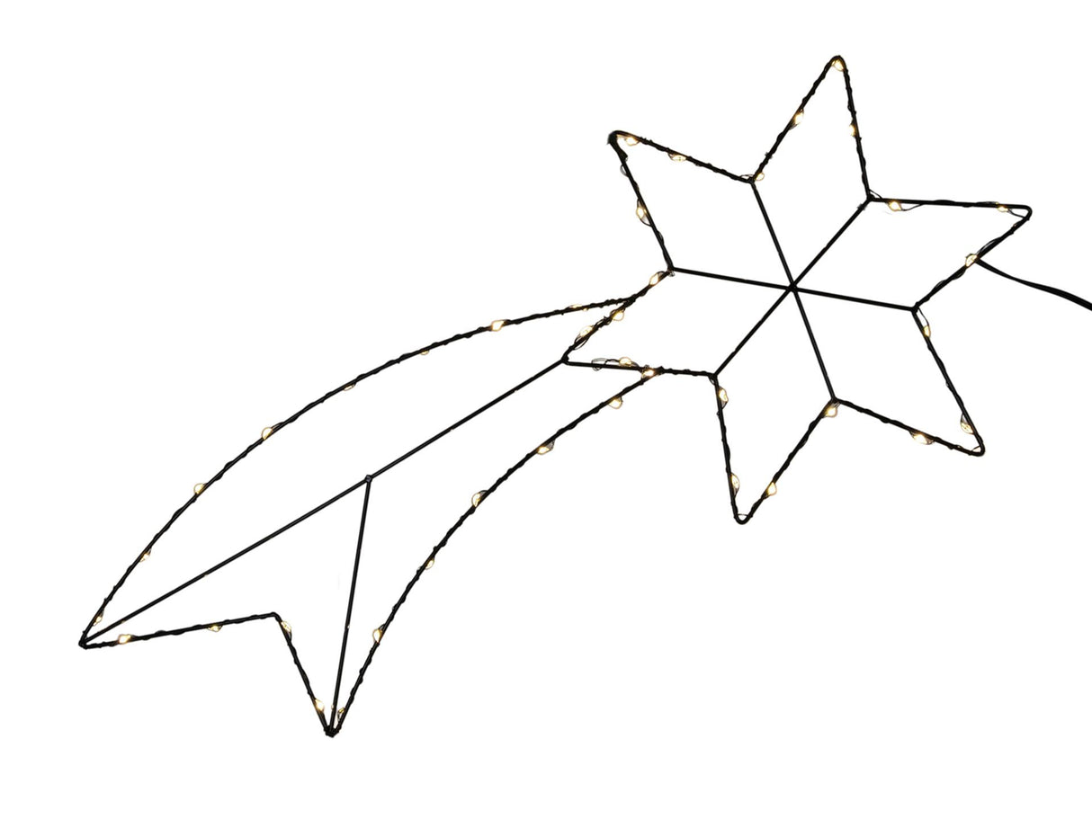 Svenska living comet metal 40-LED på batteri med timer (eksklusiv) 2xaa