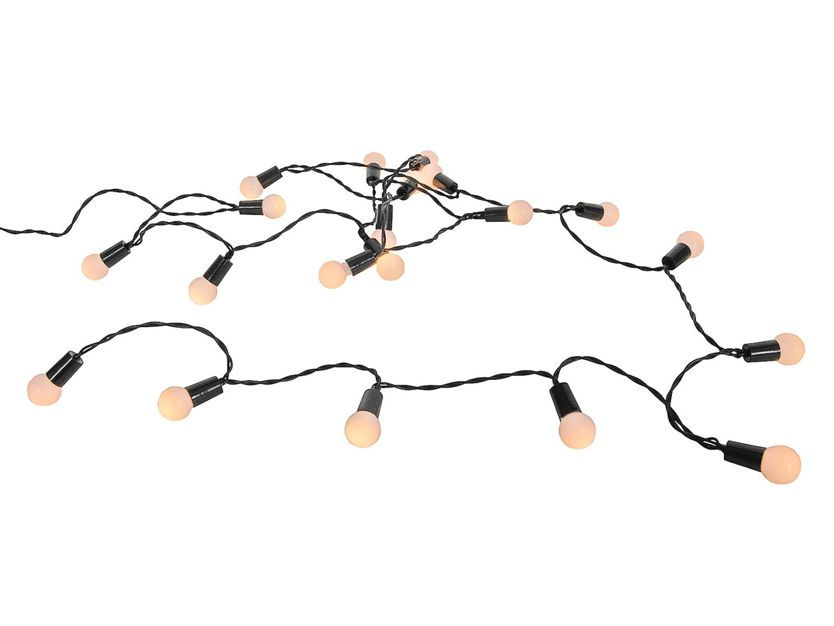 Svenska living boldbelysning 20 LED varm-hvid på batteri med timer 2 meter