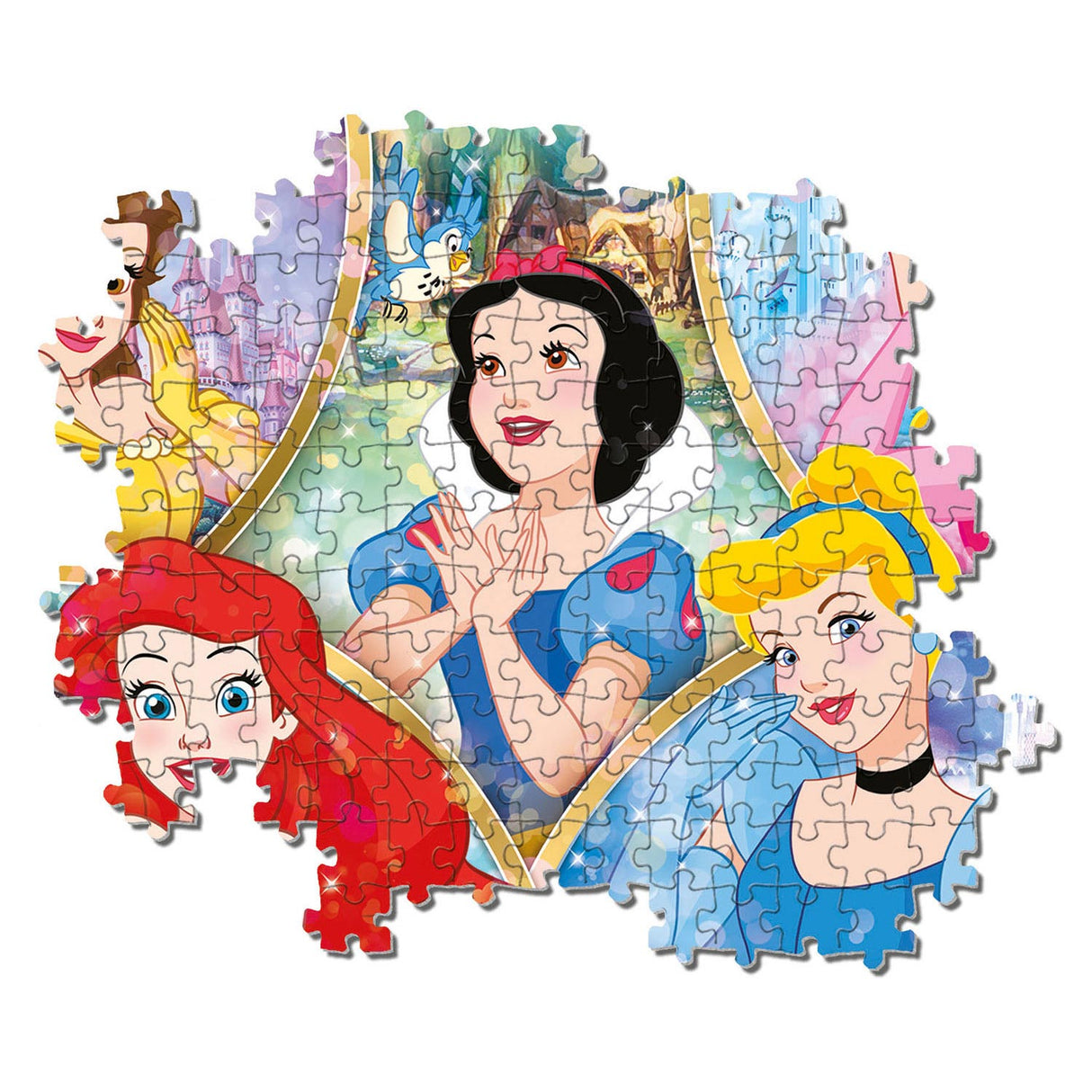Clementoni puslespil disney prinsesse, 180 stk.