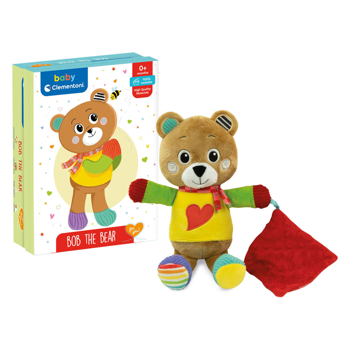 Clementoni Baby Pluchen Cuddle Bob de øl