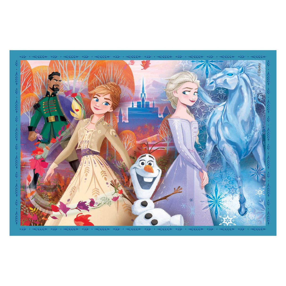Clementoni puslespil disney frossen, 4i1