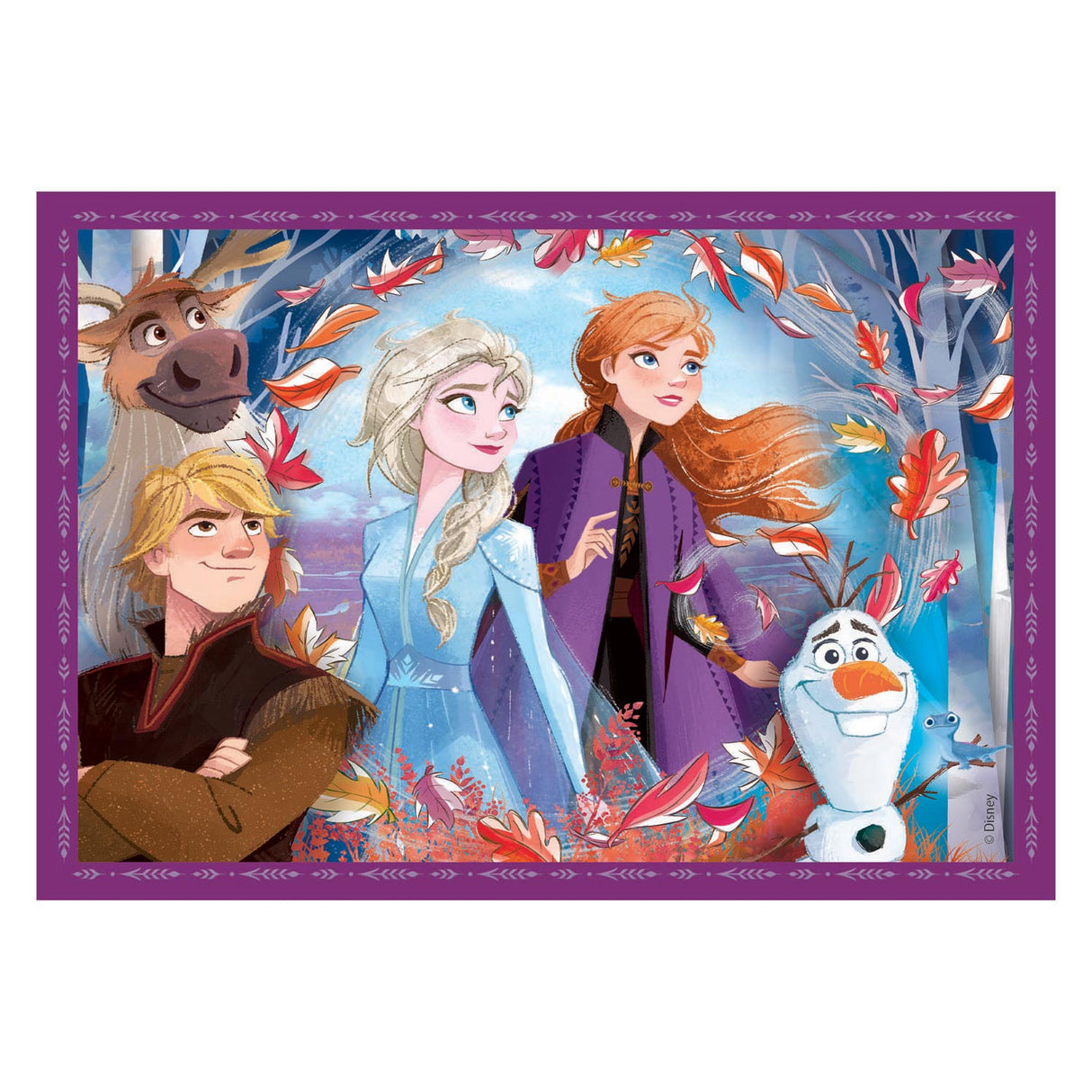 Clementoni puslespil disney frossen, 4i1