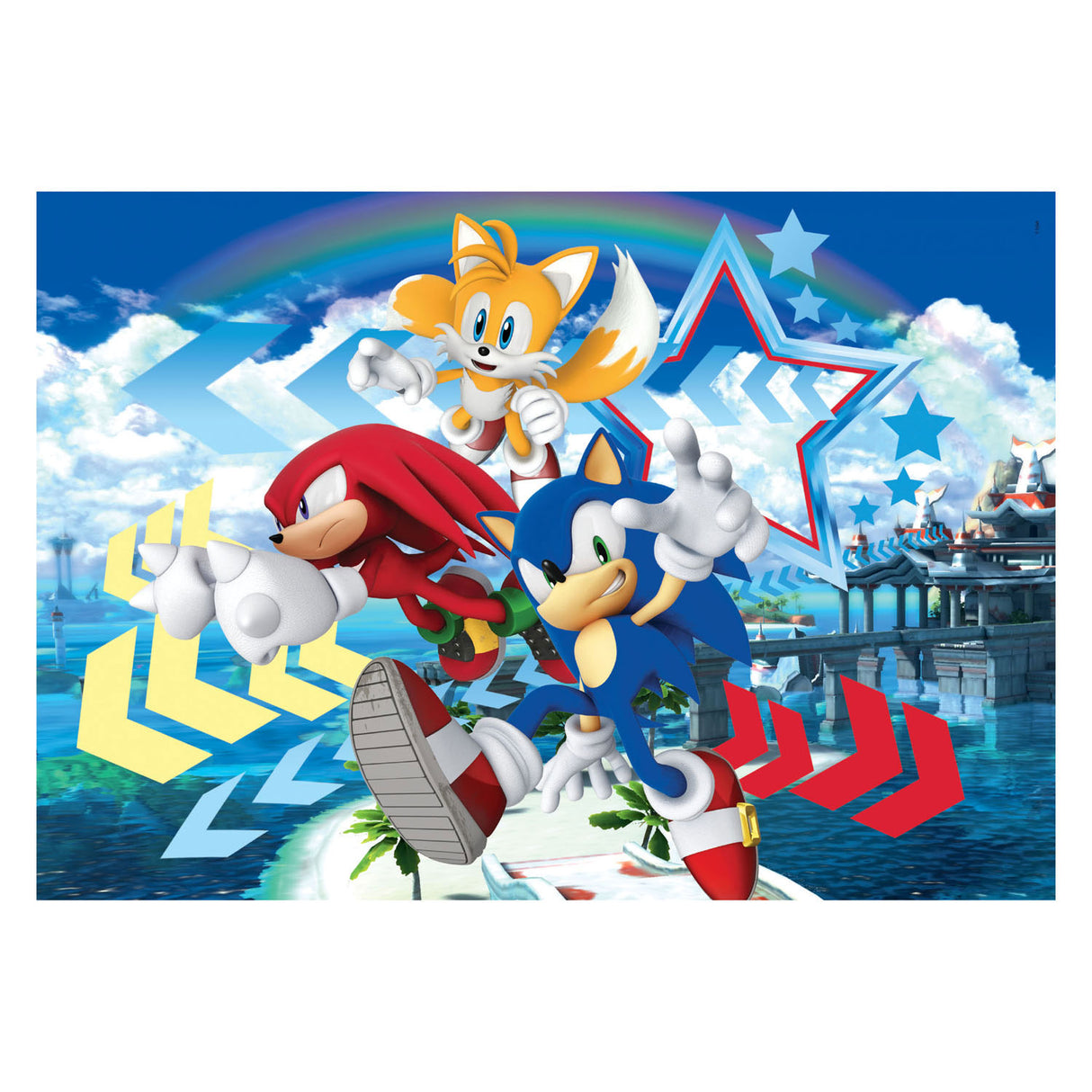 Clementoni puslespil super sonic, 104 stk.