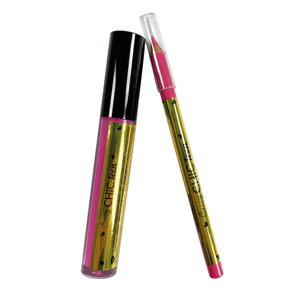 Clementoni Crazy Chic Lipgloss og Lippotlood Pink Power, 2 ..
