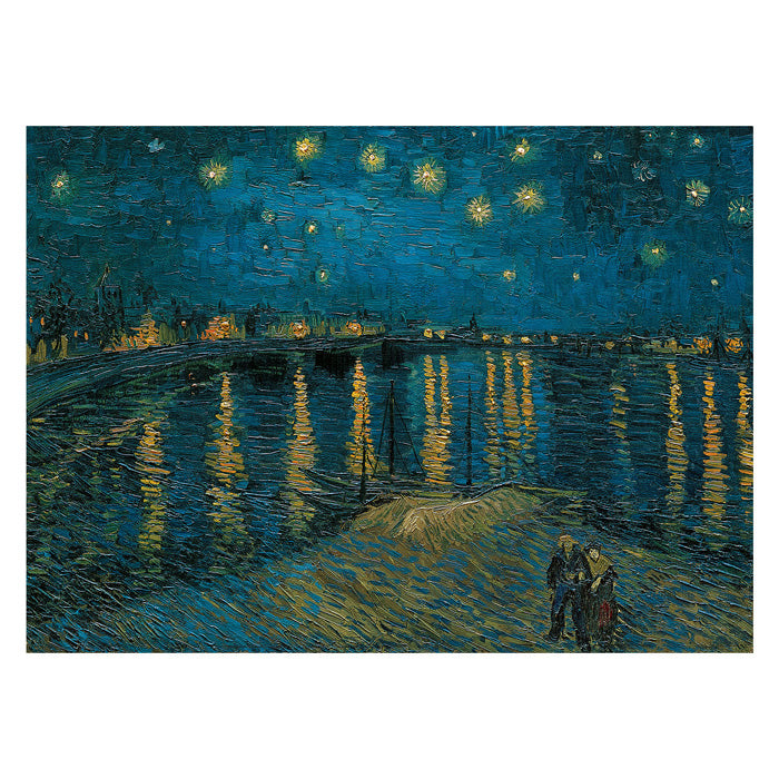 Clementoni Jigsaw -puslespil fra Gogh Night over Rhone, 1000st.