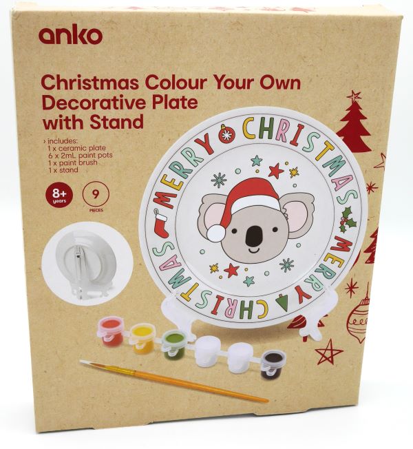 Playgo juleskilt, mal dig glædelig jul