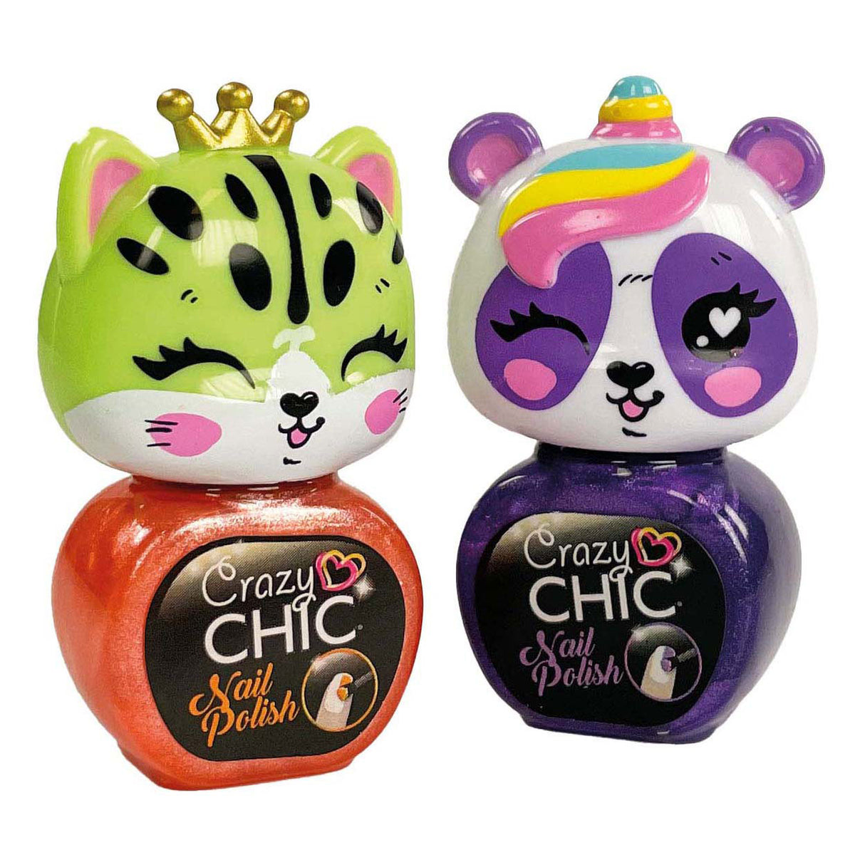 Clementoni crazy chic - neglelak dyr, 2 stk.