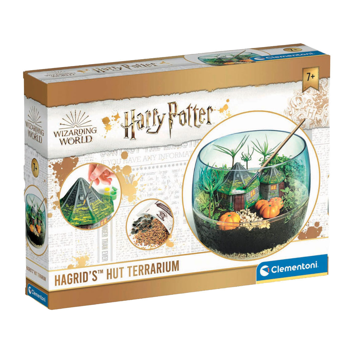 Clementoni harry potter hagrid's hut terrarium miniaturefremstillingssæt