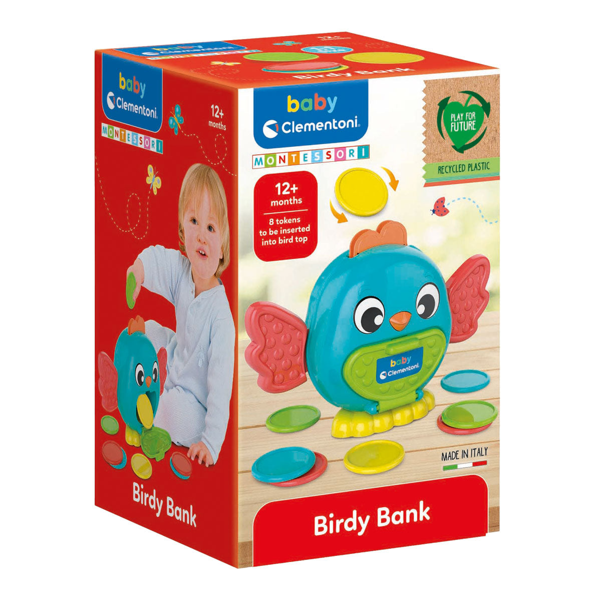 Clementoni babyfuglebank med mønter, 9 stk.