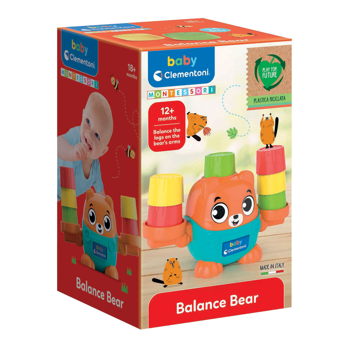 Clementoni baby balancebjørn, 7 stk.