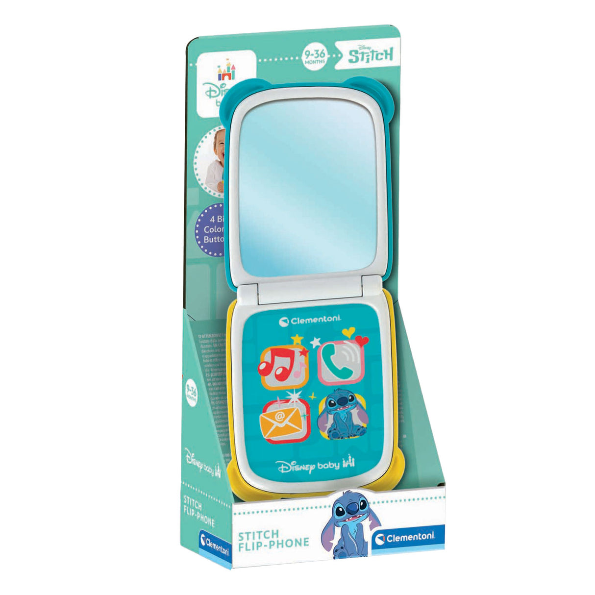 Clementoni baby disney stitch telefon foldbar