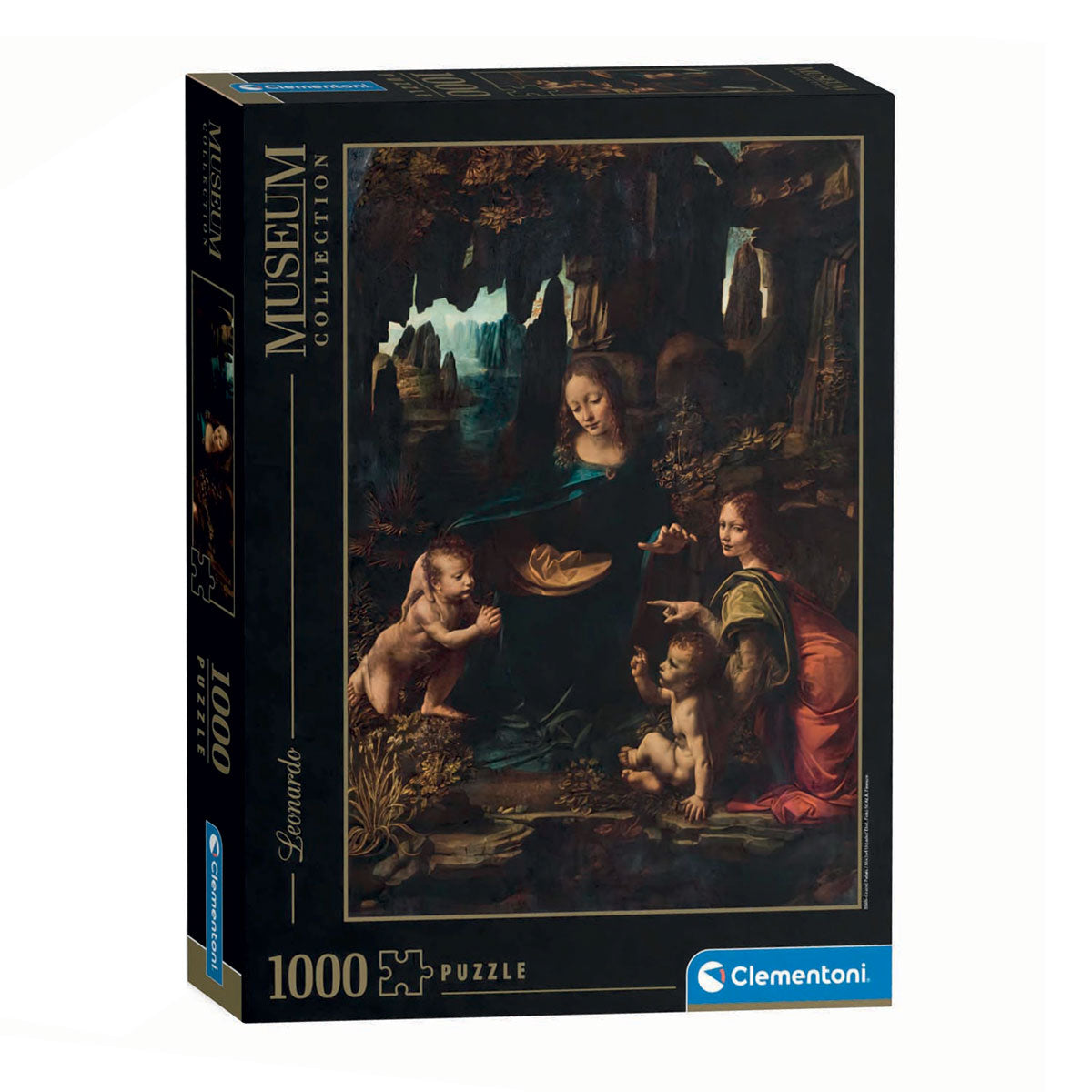 Clementoni puslespil kunstværker madonna i hulen, 1000 stk.