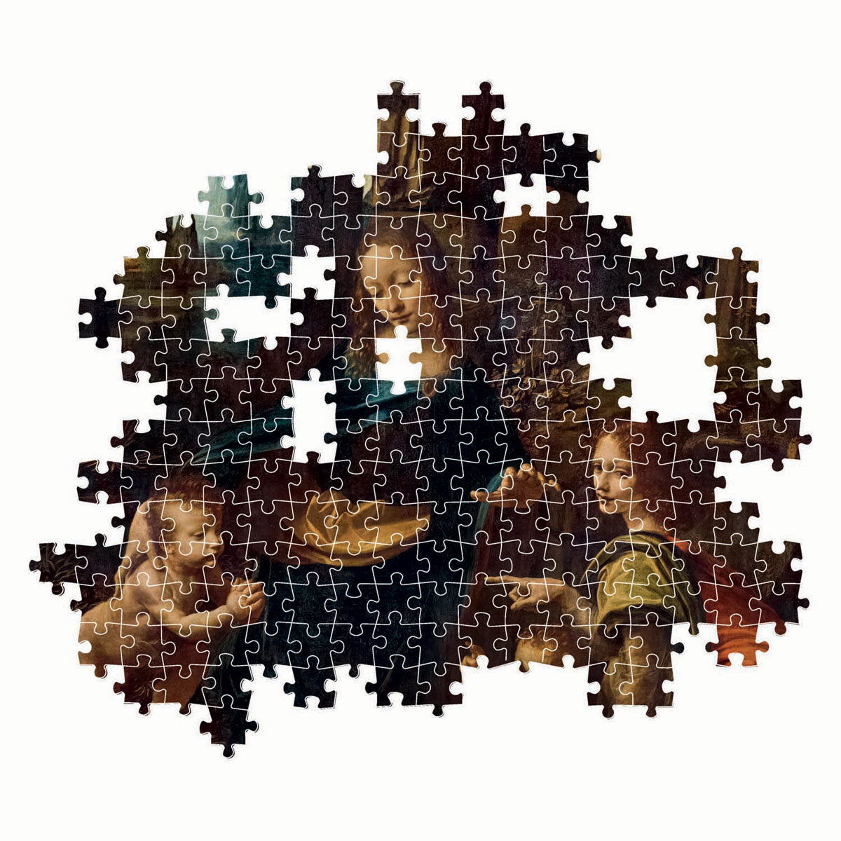 Clementoni puslespil kunstværker madonna i hulen, 1000 stk.