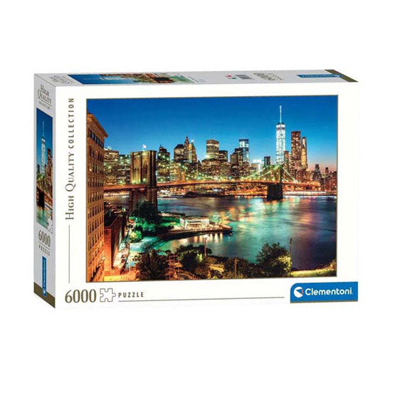 Clementoni puslespil brooklyn bridge lys, 6000 stk.