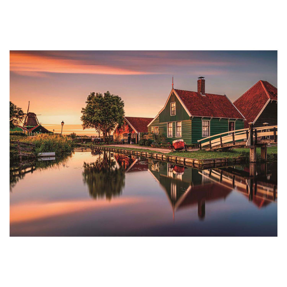 Clementoni puslespil Zaanse Schans, 1500 stk.