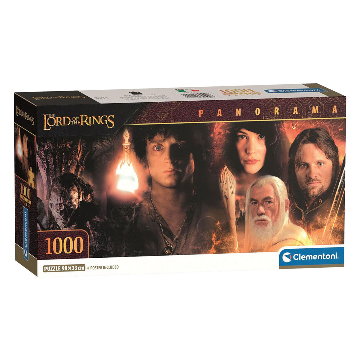 Clementoni puslespil Ringenes Herre panorama - 1000 stk.