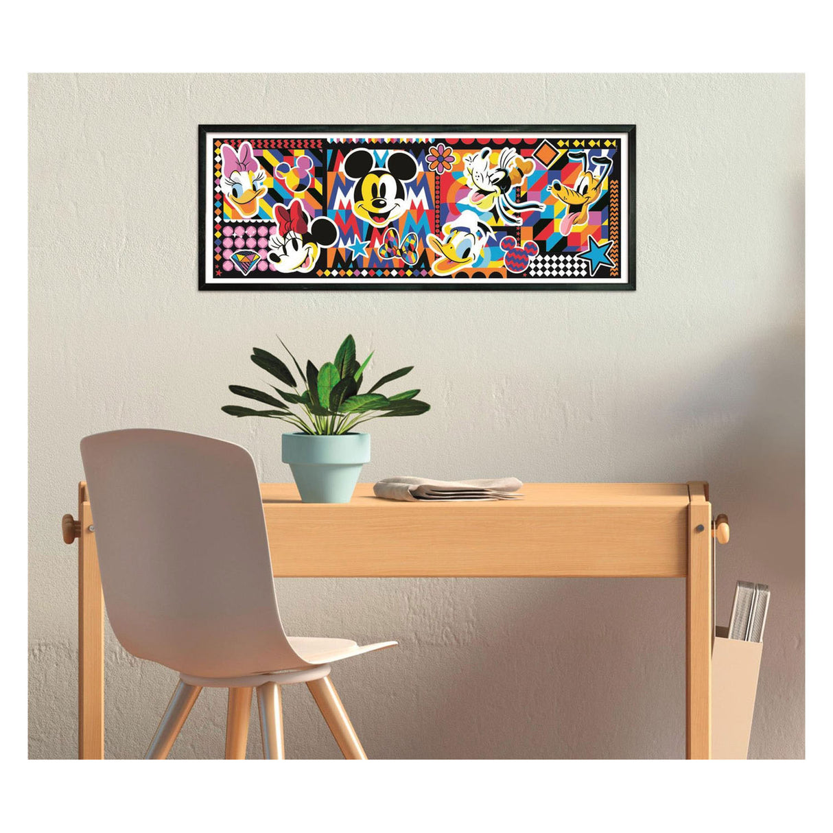 Clementoni puslespil panorama Disney - 1000 stk.