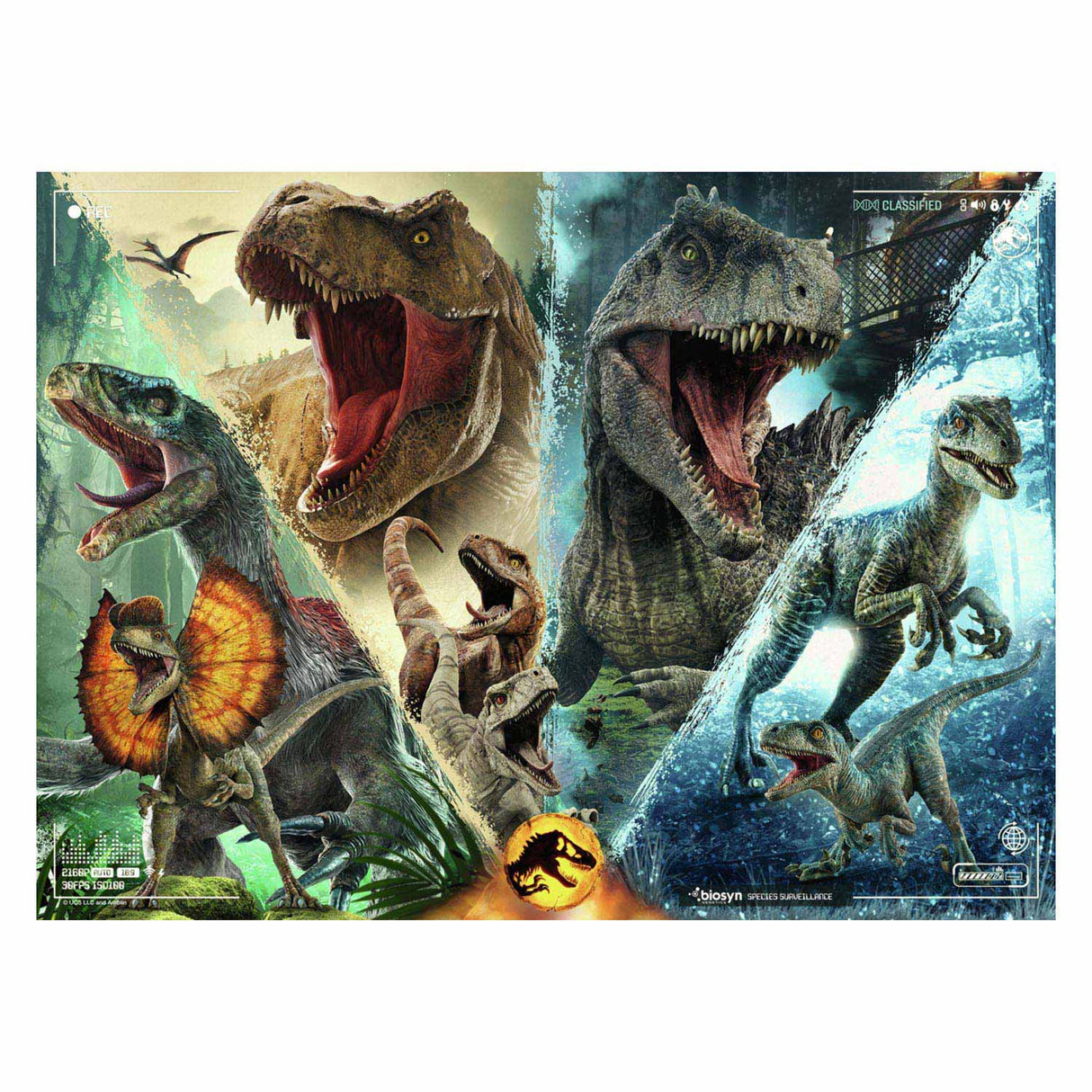 Ravensburger puslespil Jurassic World Dominion - puslespil - 100 XXL brikker
