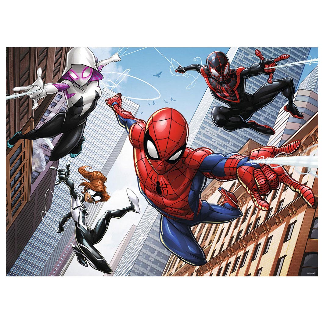 Ravensburger spiderman edderkoppens kraft - puslespil - 200 brikker