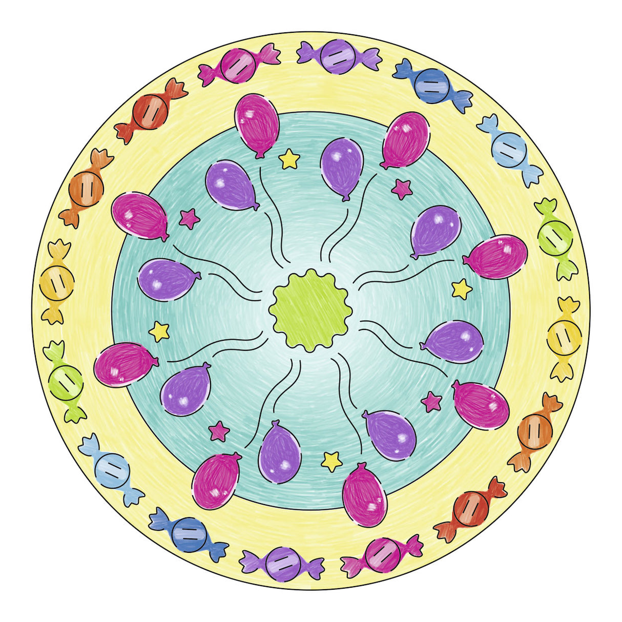 Ravensburger mandala designer 2i1 - enhjørning