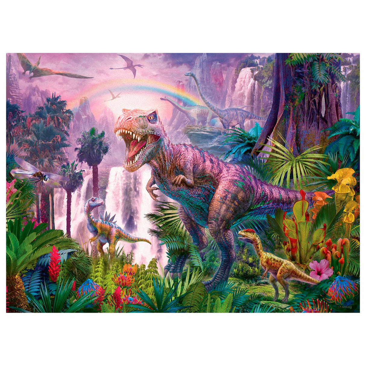 Ravensburger puslespil dinosaurernes land - puslespil - 200 brikker