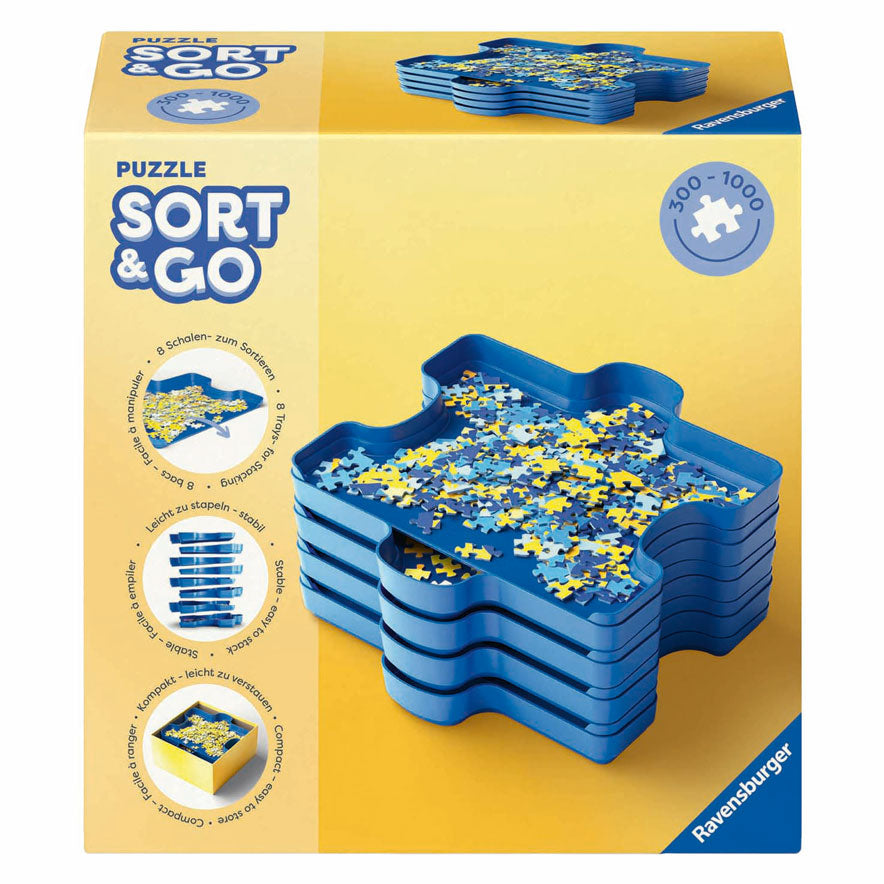 Ravensburger puslespil sorter og gå - puslespil sorterer - 8 stk.
