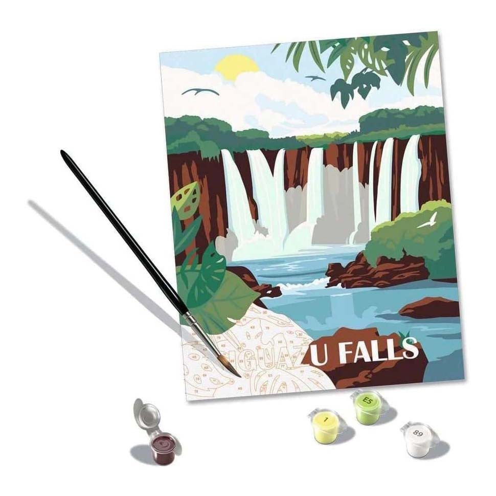Ravensburger creart maling efter nummer - iguazu vandfald
