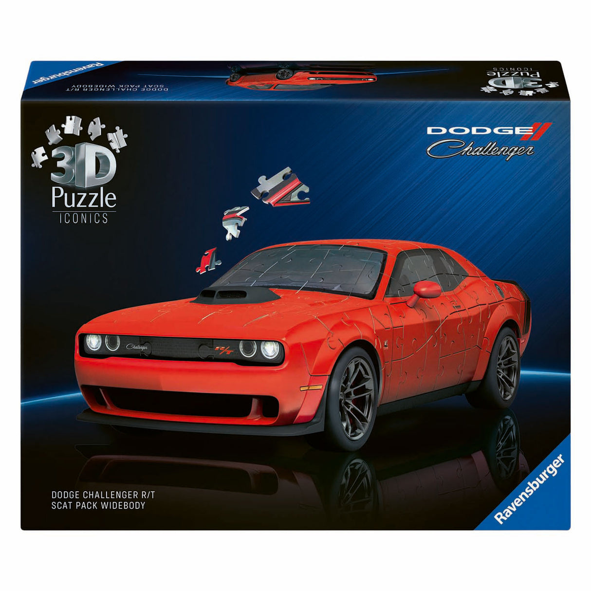 Ravensburger 3D puslespil Iconics Dodge Challenger - 167 stk.
