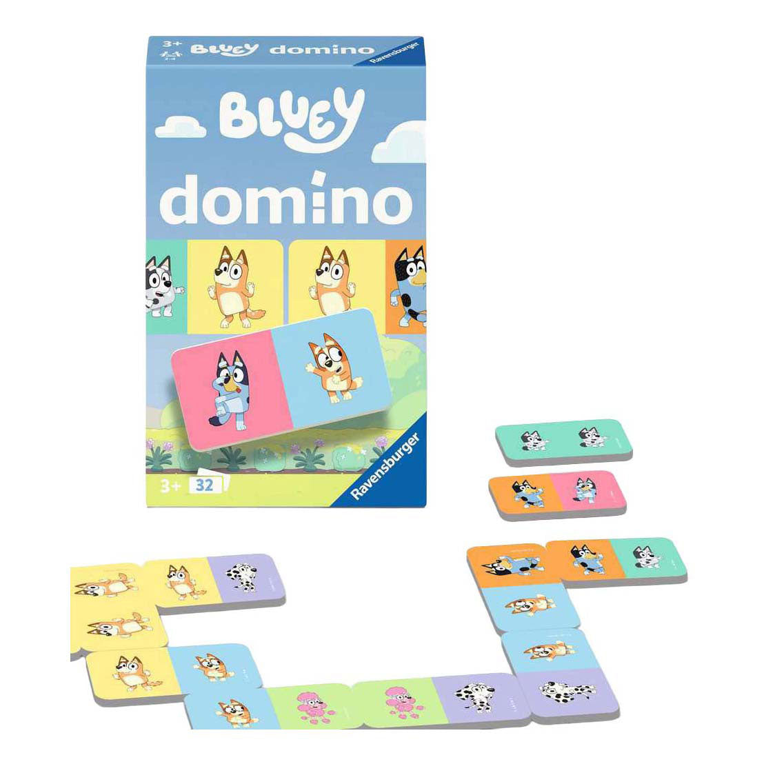 Ravensburger spil blå domino lomme | 2 stk