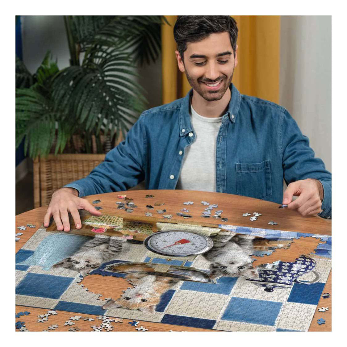 Ravensburger – katte i køkkenet – puslespil – 1500 brikker