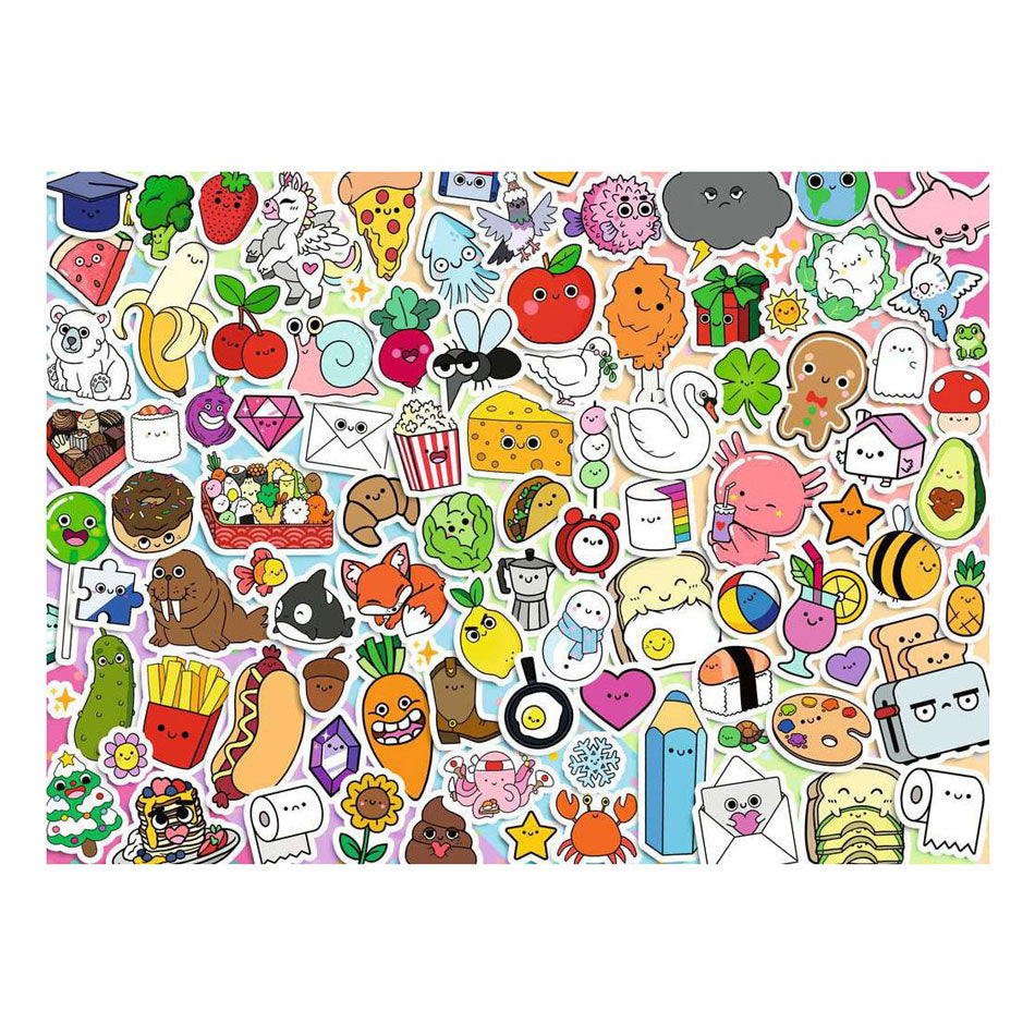 Ravensburger – kawaii – puslespil – 500 brikker
