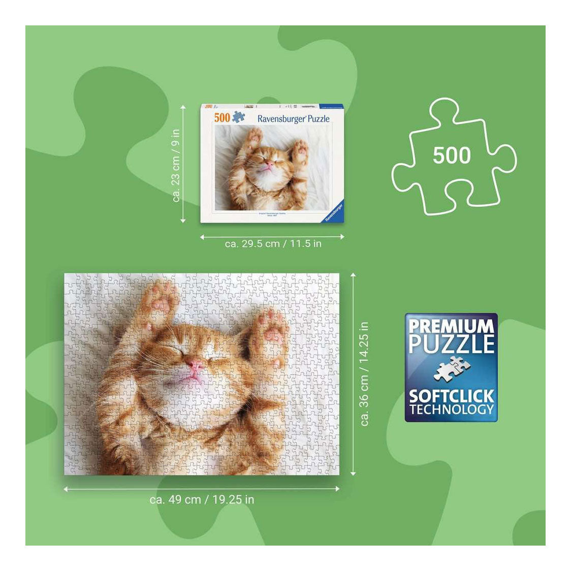 Ravensburger – lille drømmer – puslespil – 500 brikker