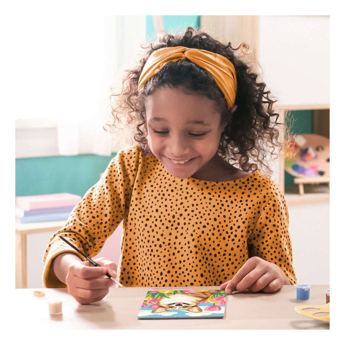 Ravensburger – creart: floral corgi – maleri efter tal