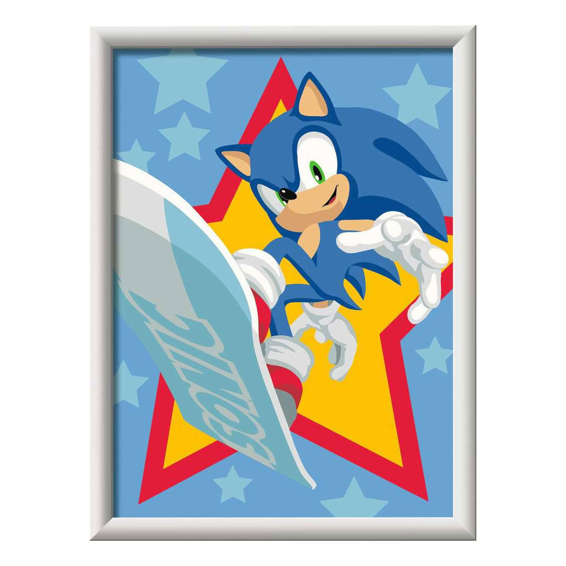 Ravensburger – creart: speedy sonic – mal efter tal