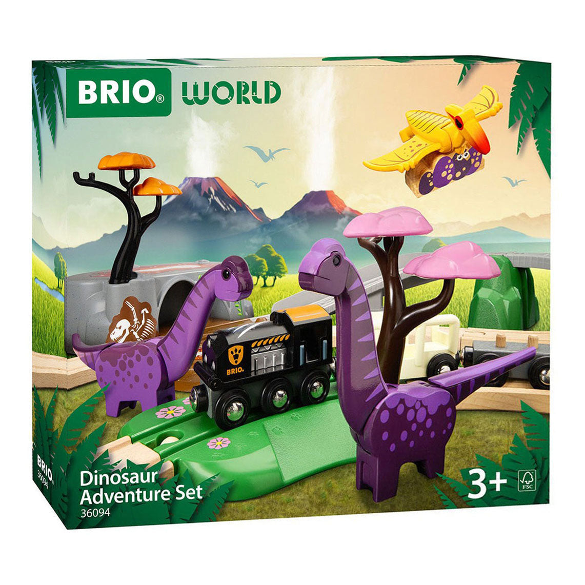 Brio verden dinosaur eventyr sæt