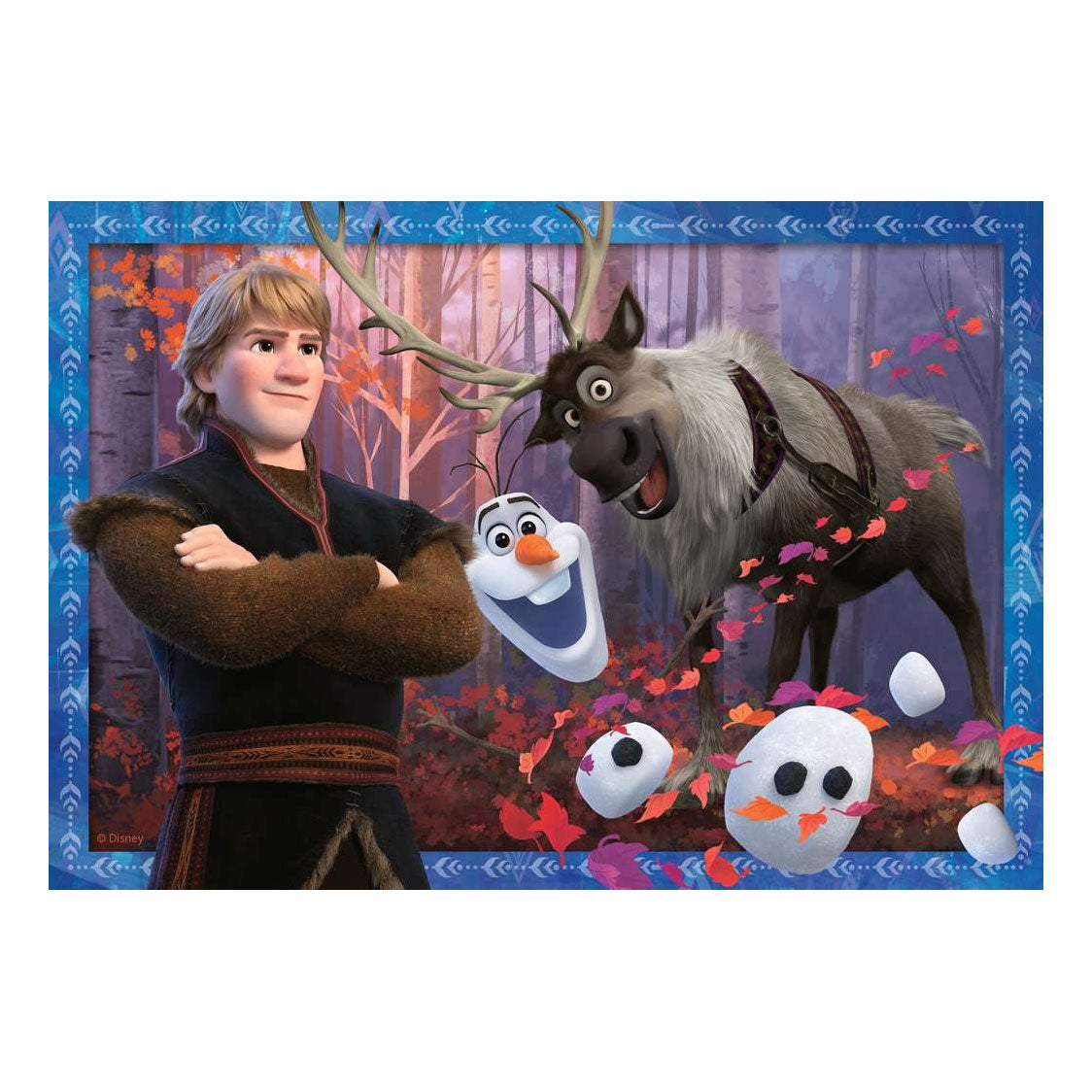 Ravensburger puslespil disney frosne 2 - 2x24 brikker - børnepuslespil