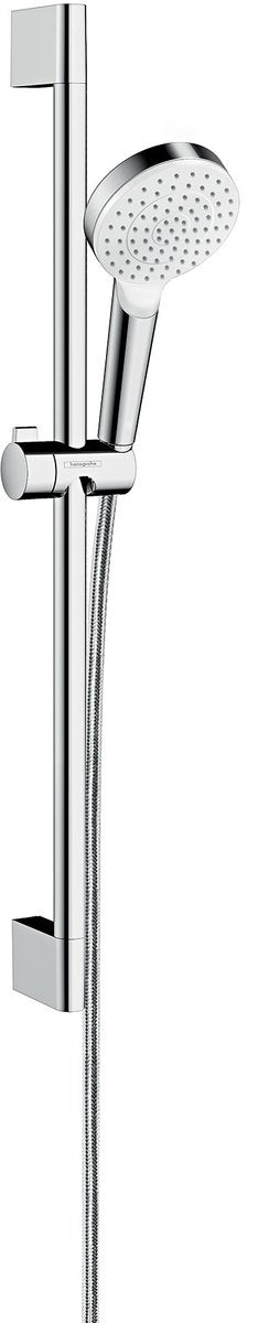 Hansgrohe skydestangsæt 65 cm - 1 spraytype - krom hvid