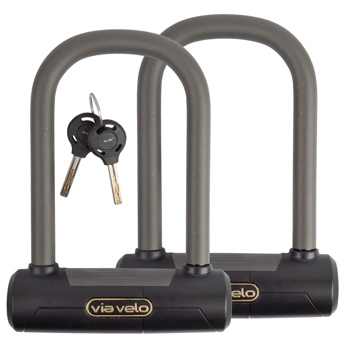 Via velo heavy duty mini dobbelt bøjlelås