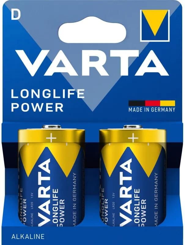 Varta batteri longlife power - højenergi batteri mono 2-delt blis longlife